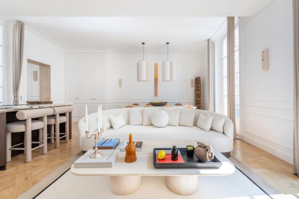 Appartement De Luxe Marais Paris Exterior foto
